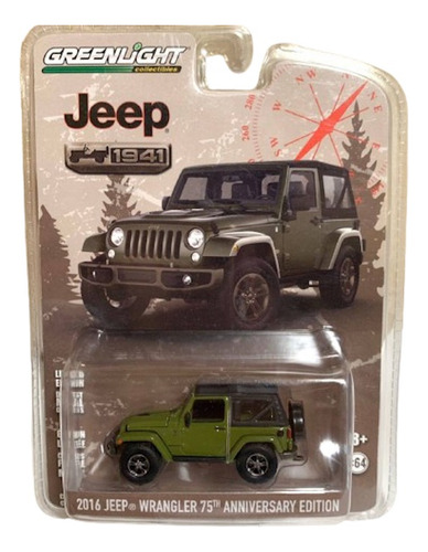 Greenlight Jeep Wrangler 75th Anniversary Edition 1:64