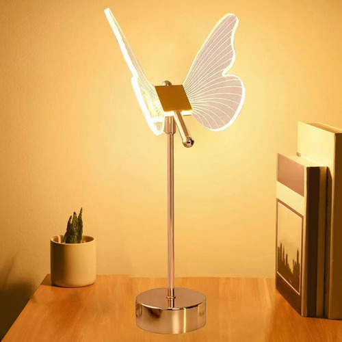 2pcs Lámpara Mesa Noche Acrílico Luces De Mesa Iluminación