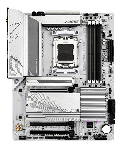 Gigabyte B650 Aorus Elite Ax Ice Lga Triple Pcie Usb 3.2 Gen