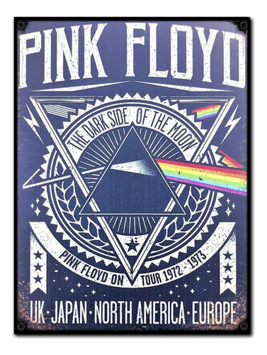 #1205 - Cuadro Vintage 30 X 40 - Pink Floyd Poster No Chapa