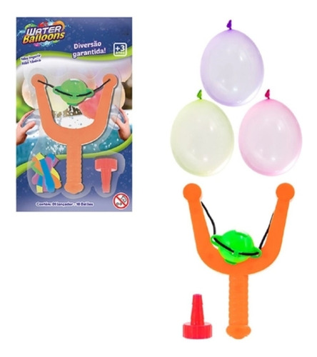 Brinquedo Verão Infantil Diverso Water Ballon C/ Estilingue