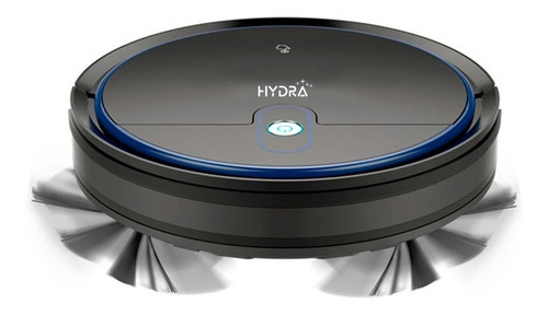 Aspiradora trapeadora robot Multilaser Hydra negra 110V/220V