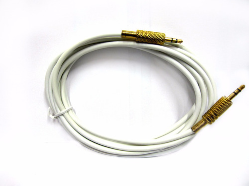 Cable Auxiliar Jack 3.5  Mm  Dorado Alta Calidad Mp3 