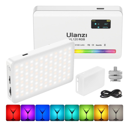 Luz Led Rgb Ulanzi Vl120 Para Video Fotografía Accesorios