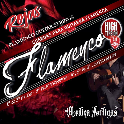 Encordado Guitarra Flamenco Medina Artigas 450h Tension Alta