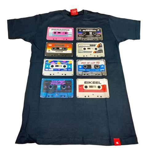 Remera Cassette Diseño Retro Vintage Ca80s