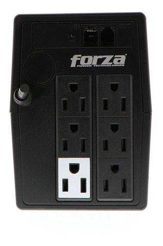 Imagen 5 de 6 de Ups Forza 1000va 500w Regulador Supresor Garantía 2 Años 6to