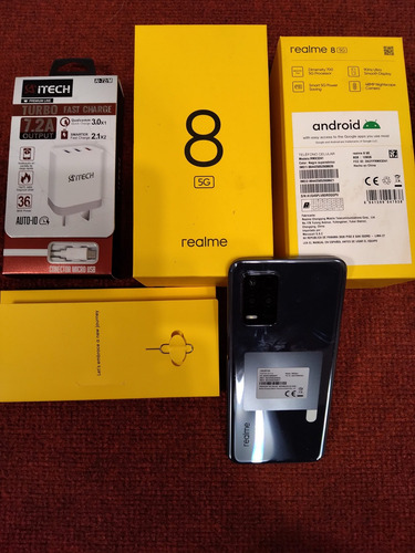 Celular Realme 8, 5g, 128gb Int. Super 8gb De Ram Impecable