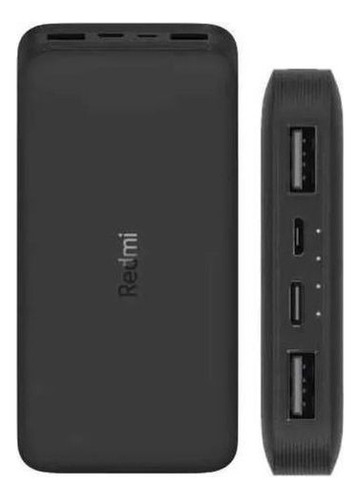 20000mah Redmi 18w Fast Charge Power Bank Black