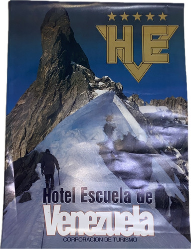 Afiche Años 80 Corpoturismo Hotel Escuela Venezuela Merida