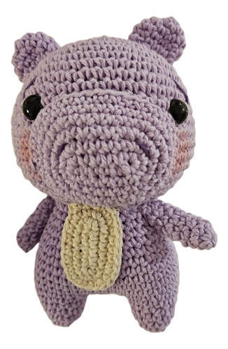 Amigurumi Tejido Hipopotamo Crochet Otaku Muñeco Peluche Beb