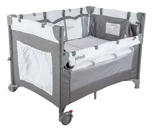 Cuna Colchon Playard Always Proyector Más Sabana Menta Oasis
