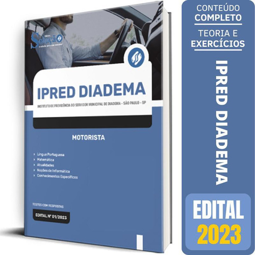 Apostila Concurso Ipred Diadema Sp 2023 - Motorista