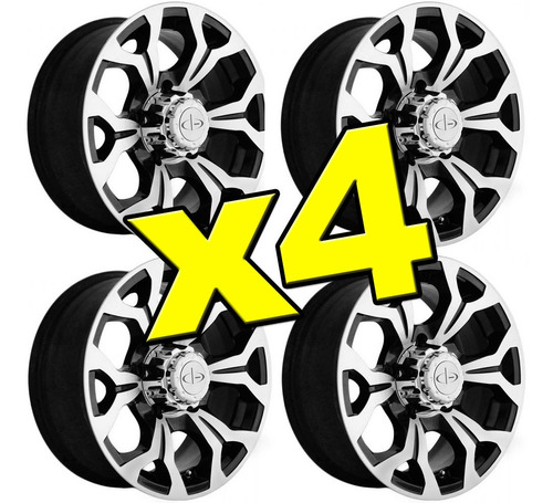 Imagen 1 de 7 de Llantas Para Camioneta Deportivas R15x7 Eb + Envios