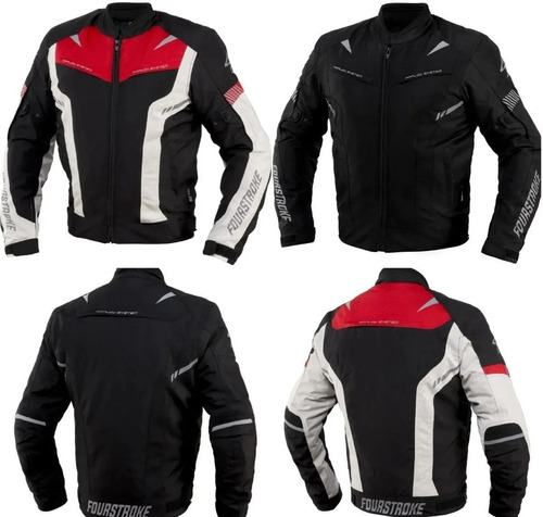 Campera Moto Impermeable Warrior 4 Stroke