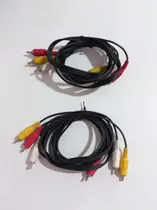 Comprar Set Cuatro (4x) Cables Av Audio Video Rca 3x3 