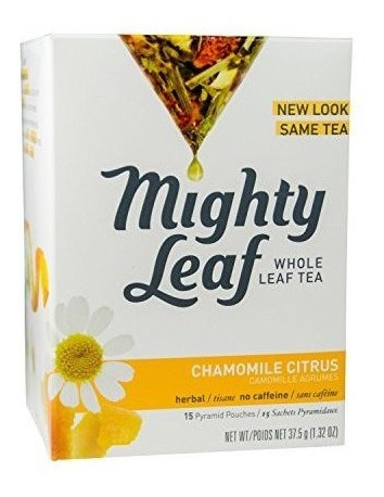 Mighty Leaf Tea Chamomile Citrus - Bolsitas De Té Calientes