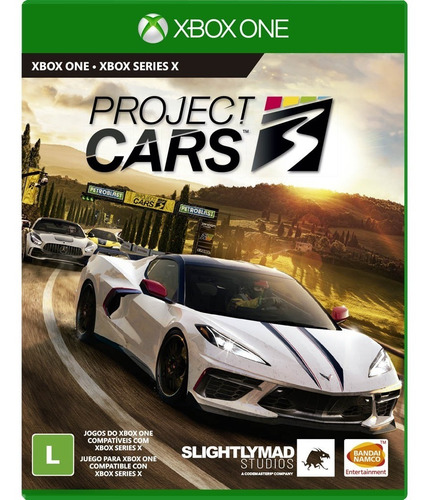 Project Cars 3 Xbox One Mídia Física Novo Lacrado Corrida 
