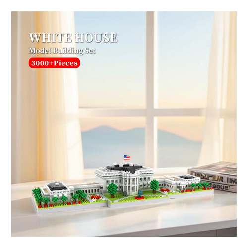 Lqpfbsm Modelo De Arquitectura De La Casa Blanca Micro Mini
