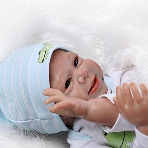 Yesteria Real Vida Silicona Reborn Baby Dolls Niño Mirar
