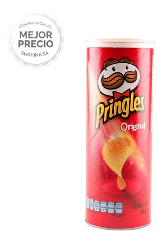 Papas Pringles Sabor Original 124grs Suchina Sa