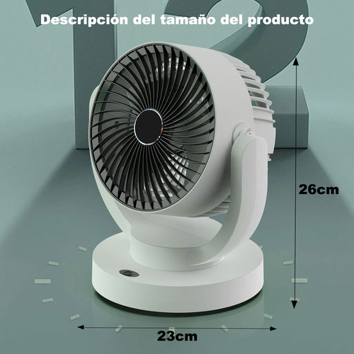 Ventilador Mini De Escritorio Portatil Circulación De Aire