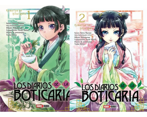 Los Diarios De La Boticaria 1 Pack Panini Manga Español 