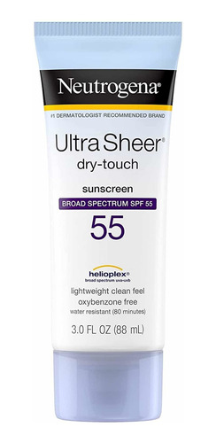 Protector Solar Neutrogena 55spf Resistente 80 Min Al Agua