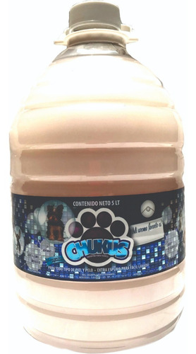 Imagen 1 de 7 de Shampoo Para Perro Chukus 5 Litros + Envío Gratis Aroma Coco