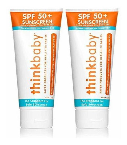 Thinkbaby Seguro De Protección Solar Spf 50+ - Tamaño 6 Oz F