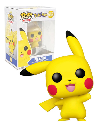 Funko Pop Pokemon Pikachu Saludando Figura Original