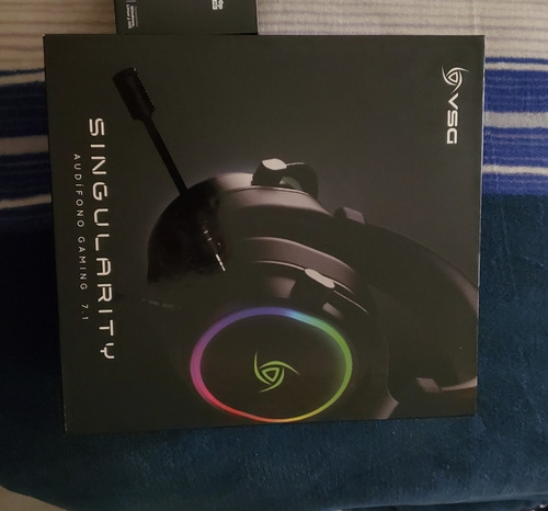 Audífono Gamer Vsg Singularity 7.1 Virtual Iluminación Rgb. (Usado)