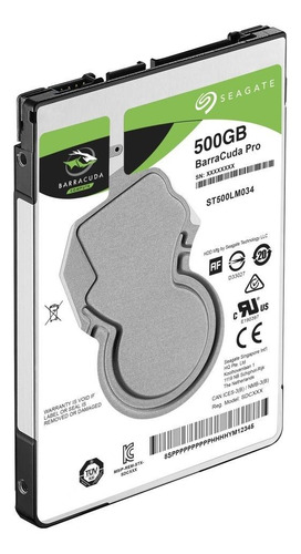 Disco rígido interno Seagate Barracuda Pro ST500LM034 500GB