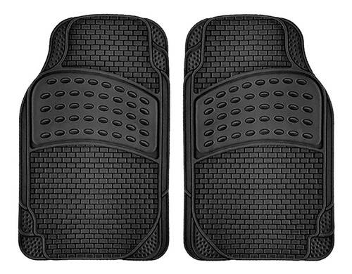 Imagen 2 de 8 de Cubre Alfombra Goma Pesada Universal 2 Piezas Auto Camioneta