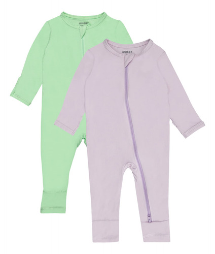 Guisby Mameluco Sin Pies Para Bebe, Pijama De Rayon Con Crem