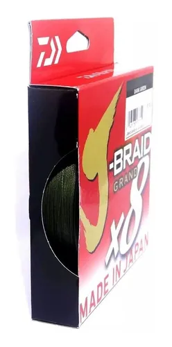Linha Multifilamento Daiwa J-braid 8 Fios 300m Várias Medida Linha Multifilamento Daiwa J-braid 8 Fios 300m Várias Medida