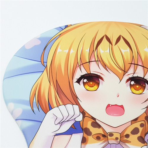 Kemono Friends Serval Mouse Pad Gamer Anime 2way Gel Silicon