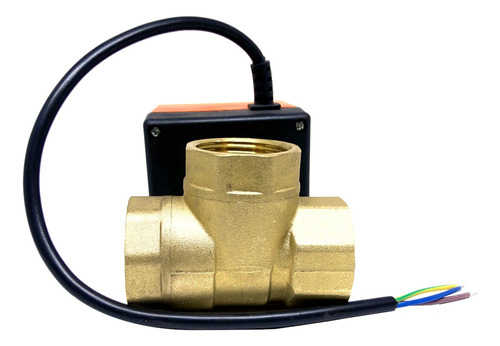 Válvula Esfera Motorizada Tipo T 1/2 220v Registro Elétrico