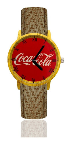 Reloj Coca-cola Estilo Madera Tureloj