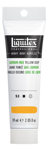 Tinta Acrílica Heavy Body 59ml S4 Cadmium Free Yellow Deep