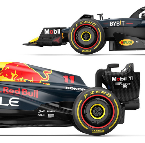 1/16 Rc Car Red Bull Rb19 #1 #11checp Perez, Modelo F1 Ensam