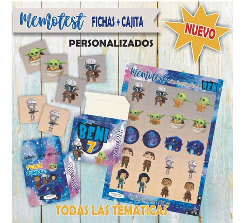 Juego De Memoria Pdf Personalizado Para Imprimir