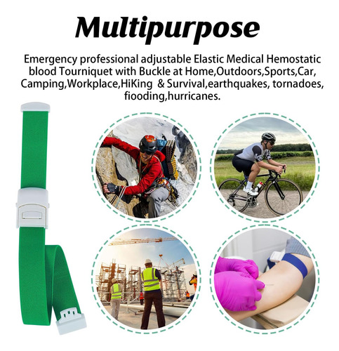 6pcs Torniquete Con Ligadura Para Toma De Muestra Elastico