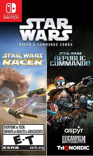 Star Wars Racer & Commando Combo Para Nintendo Switch Nuevo