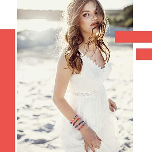 24 Peças De Pulseiras Vsco Para Meninas Adolescentes Pulsei