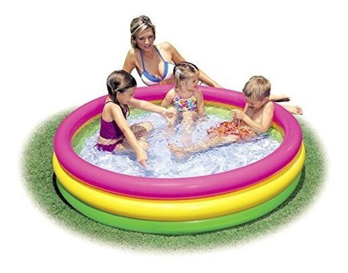 Piscina Para Niños Intex - Diseño De Resplandor Del Atardece