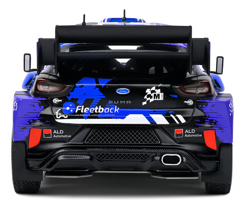 Miniatura Ford Puma Rally1 Hybrid Kenya Rally 2022 #9 Serderidis/Miclotte 1:18 Solido Competition