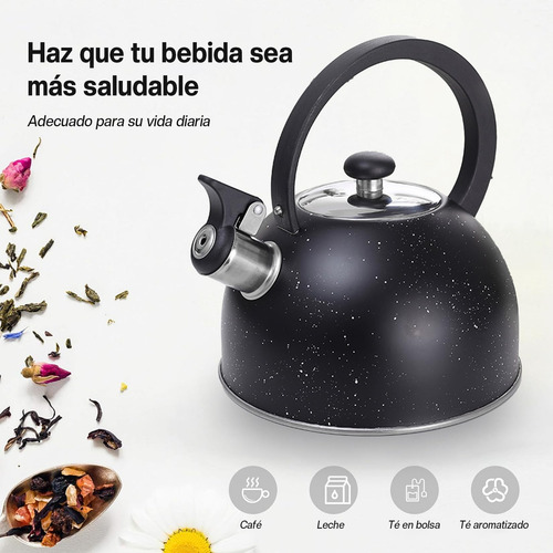 Tetera Con Silbido - 2.5 L Hervidor Silbante De Té-tetera