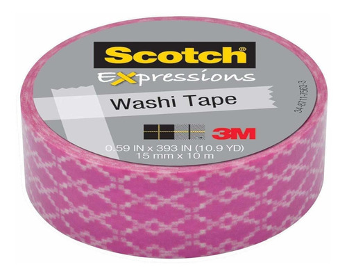 Scotch Expressions Washi Crafting Tape 0.59 10 9 Yarda