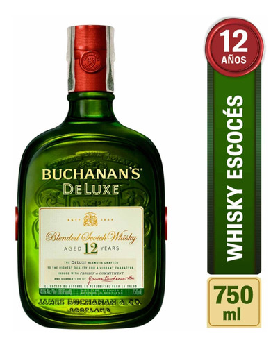 Buchannas Deluxe 12 Años 700ml - Ml A $ - mL a $280